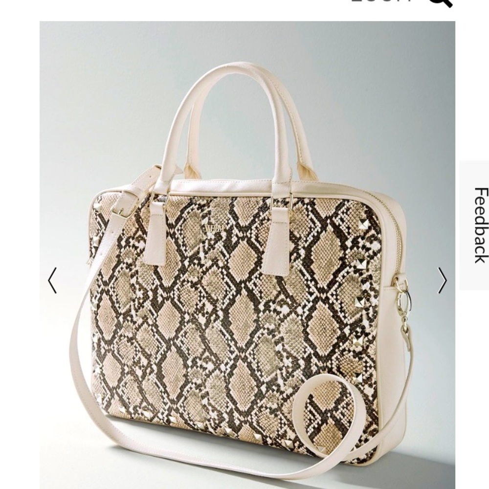 Snake skin laptop or business attaché